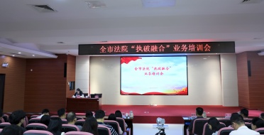 郭敏律师在湛江中院分享《执破融合与破产清算实务》